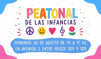 ESTE FINDE LLEGA LA 3.� EDICI�N DE LA PEATONAL DE LAS INFANCIAS